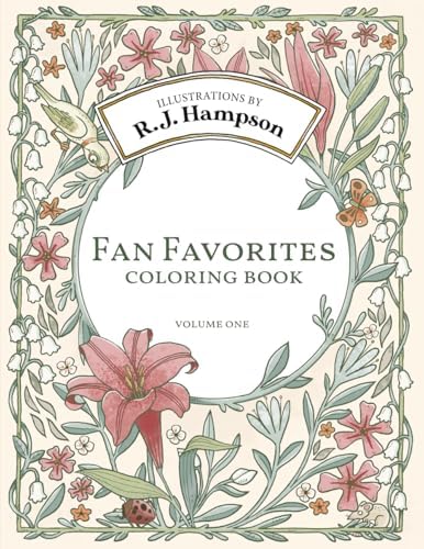 Fan Favorites Coloring Book (R.J. Hampson Signature Books) by R.J. Hampson