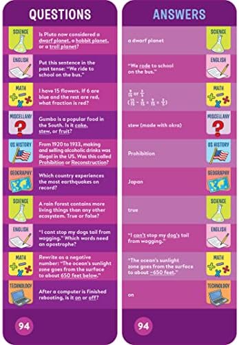 Brain Quest 4th Grade Smart Cards Revised 5th Edition (Brain Quest Smart Cards) by Workman Publishing