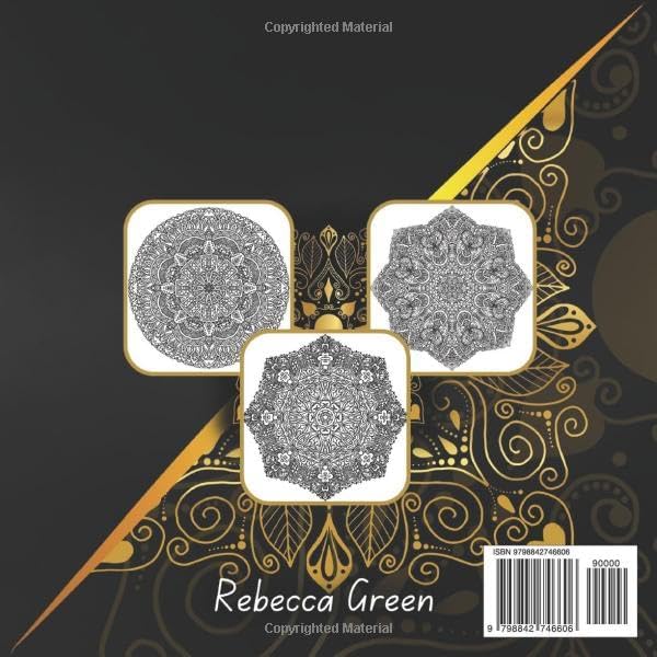 Intricate Mandalas Coloring Book for Adults: Coloring Book with 100 Detailed Mandalas for Relaxation and Stress Relief | Deluxe Edition by Rebecca Green