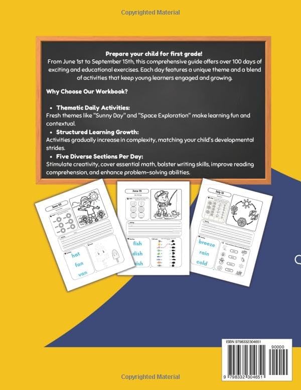 Daily Summer Activities K and 1: Kindergarten To First Grade Workbook by Daily Learning