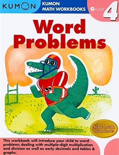 Kumon Grade 4 Word Problems (Kumon Math Workbooks) by Kumon Publishing