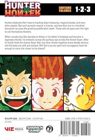 Hunter x Hunter (3-in-1 Edition), Vol. 1: Includes vols. 1, 2 & 3 by Yoshihiro Togashi