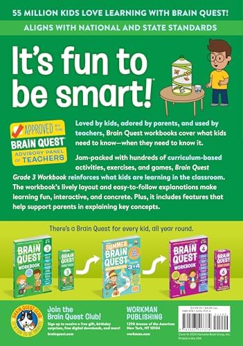 Brain Quest Workbook: 3rd Grade Revised Edition by Workman Publishing