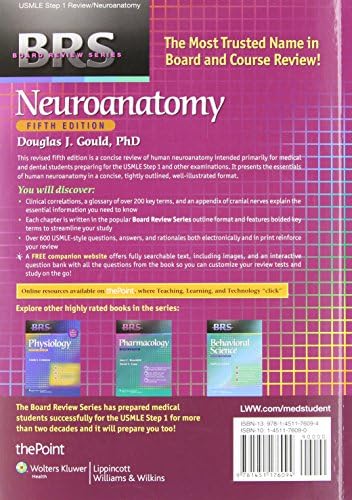BRS Neuroanatomy (Board Review Series) by Douglas J. Gould PhD