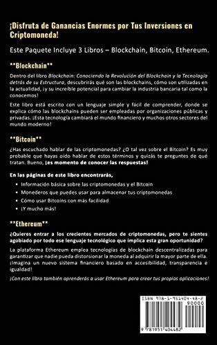 Criptomonedas: Blockchain, Bitcoin, Ethereum (Libro en Español/Cryptocurrency Book Spanish Version) (Spanish Edition) by Mark Smith