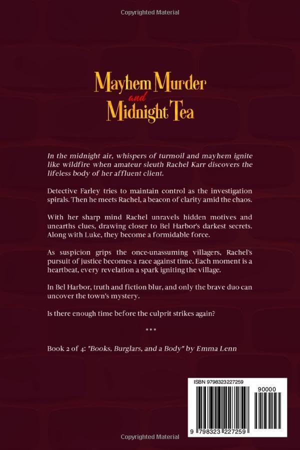 Mayhem Murder and Midnight Tea: A Bel Harbor Cozy Mystery by Emma Lenn