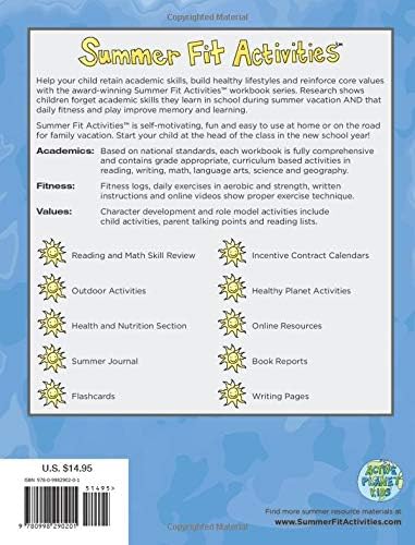Summer Fit, Preschool - Kindergarten (Summer Fit Activities) by Kelly Terrill