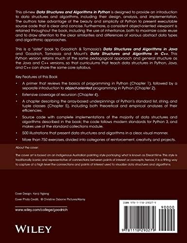 Data Structures and Algorithms in Python by Michael T. Goodrich