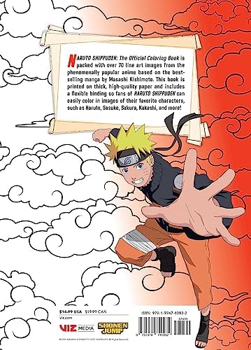 NARUTO SHIPPUDEN: The Official Coloring Book by VIZ Media