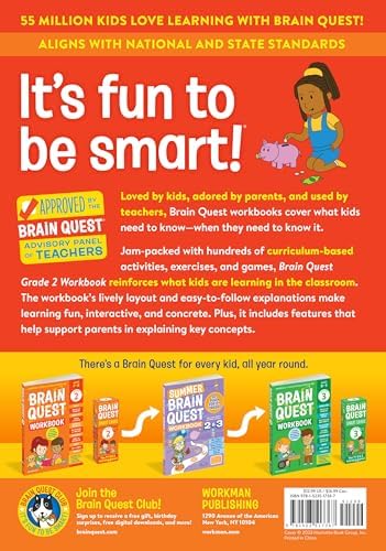 Brain Quest Workbook: 2nd Grade Revised Edition by Workman Publishing