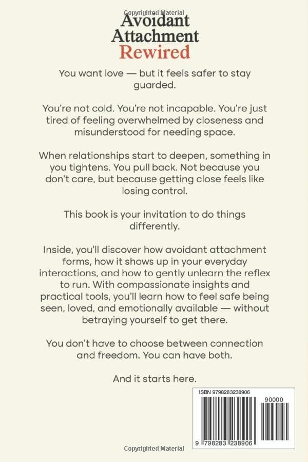 Avoidant Attachment Rewired: How to Heal Emotional Wounds, Stay Close Without Feeling Trapped, and Finally Feel Safe in Love (Includes Guided Reflection Prompts) (Attachment Styles Rewired) by Shay Natalia