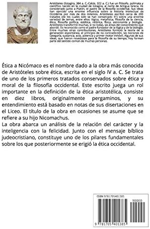 Ética a Nicómaco: 10 libros de Ética (Spanish Edition) by Aristóteles El filósofo Ἀριστοτέλης