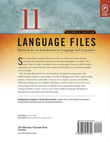 Language Files: Materials for an Introduction to Language and Linguistics, 11th Edition by Vedrana Mihalicek