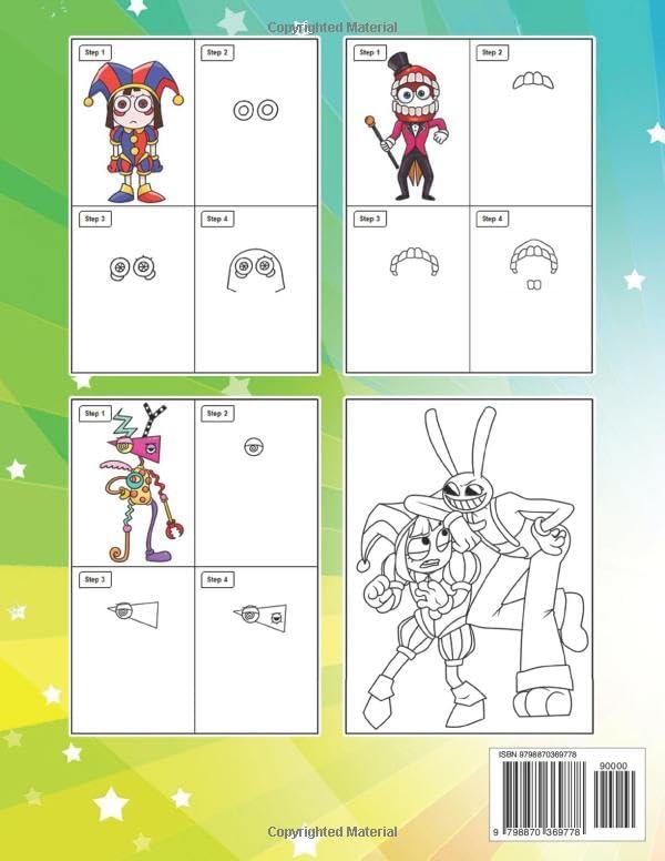 How to Draw The Amazing Digital + Coloring Pages: Learn How to Draw Step-by-Step For Beginners Ages 4-8, 9-12, Unofficial Book, Draw and Color Book ... Occasion in Work Office, Home, School, Event by Kido E.Hama