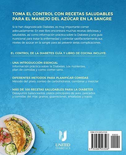 El Control de la Diabetes Guía y Libro de Cocina: Fáciles, Saludables y Deliciosas Recetas Para Diabéticos. (Spanish Edition) by Andy Hannah