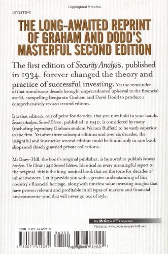 Security Analysis: Principles and Techniques by Benjamin Graham