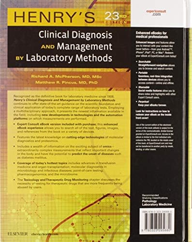 Henry's Clinical Diagnosis and Management by Laboratory Methods by Richard A. McPherson MD MSc