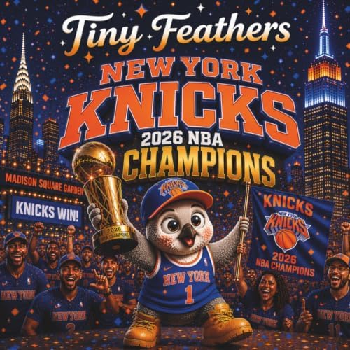 Tiny Feathers New York Knicks 2026 NBA Champions by Jonathan Diminic