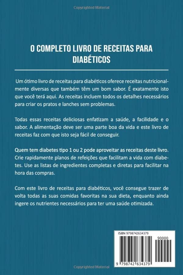 Livro De Receitas Para Diabéticos Em Português/ Diabetic Cookbook In Portuguese (Portuguese Edition) by Charlie Mason