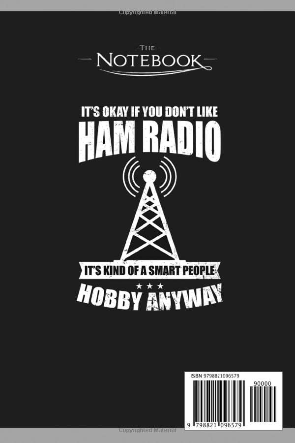 Amateur Radio Smart People Hobby Notebook: Journal For Work And For Note Taking 120 Pages 6 x 9 inches by Meagan Kocur
