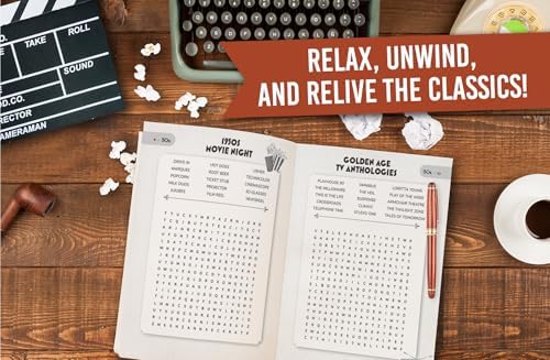 Classic TV Word Search for Adults and Seniors: Large Print Word Puzzles for Relaxation and Sparking Memories (Word Find Books For Adults) by TG Edition