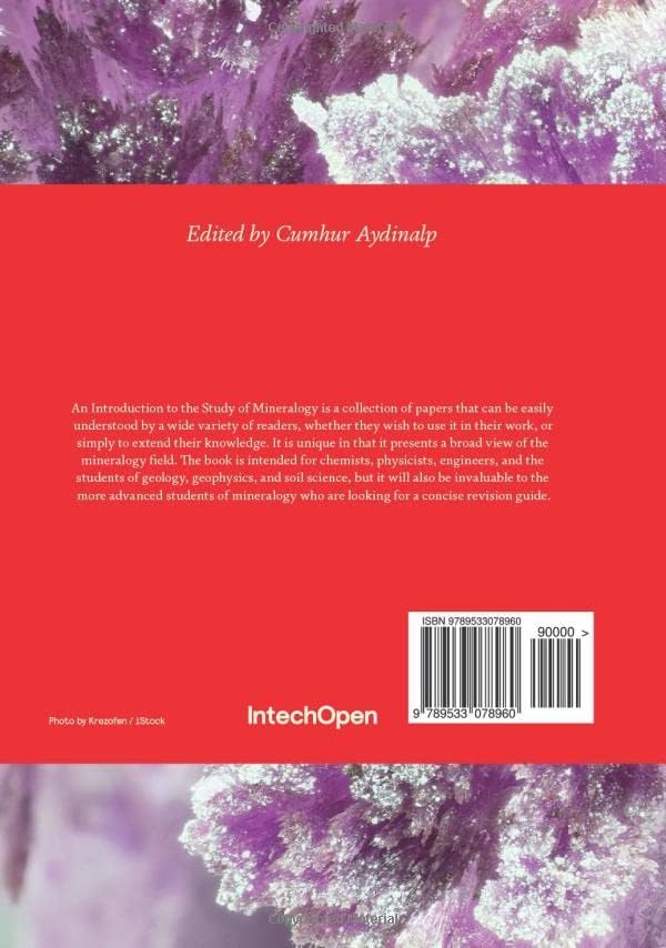 An Introduction to the Study of Mineralogy [Hardcover] [Jan 01, 2014] CUMHUR AYDINALP by Cumhur --- Aydinalp
