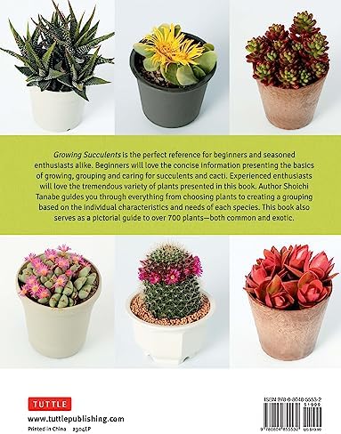 Growing Succulents: A Pictorial Guide (Over 1,500 photos and 700 plants) by Shoichi Tanabe