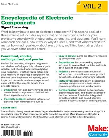 Encyclopedia of Electronic Components Volume 2: LEDs, LCDs, Audio, Thyristors, Digital Logic, and Amplification by Charles Platt