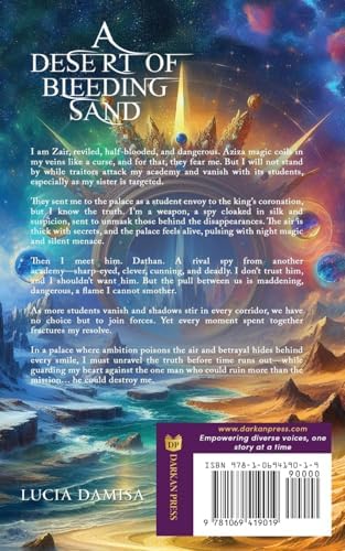 A Desert of Bleeding Sand: A Rivals to lovers Romantasy by Lucia Damisa