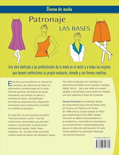 Patronaje. Las Bases (Diseño de moda / Fashion Design) (Spanish Edition) by Teresa Gilewska