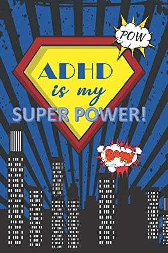 ADHD is my Super Power: Compact Bullet Bujo Style Dot Grid Journal to Organize Your Life, Track Habits, Reflect and use as a Daily Weekly or Monthly Planner by Organized Chaos