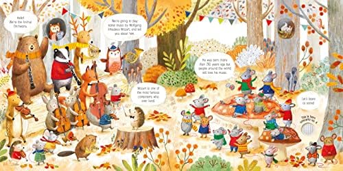 The Animal Orchestra Plays Mozart: A Beautiful Interactive Sound Book About Classical Music for Young Readers (Musical Books, 1) by Sam Taplin