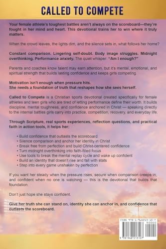 Called to Compete: Faith-Driven Devotional for Female Athletes: Christian Sports Devotions to Build Mental Toughness, Discipline, Navigate Pressure, & Develop a Growth Mindset (Fueled by Faith) by NextLevel Publications