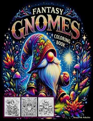 Fantasy Gnomes: Coloring Book by Are Carlson