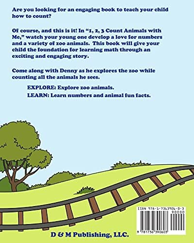1, 2, 3 Count Animals with Me by Denera McCullough