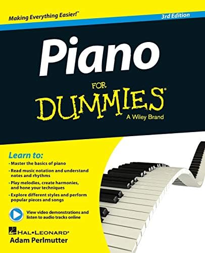 Piano For Dummies, Book + Online Video & Audio Instruction by Hal Leonard Corporation