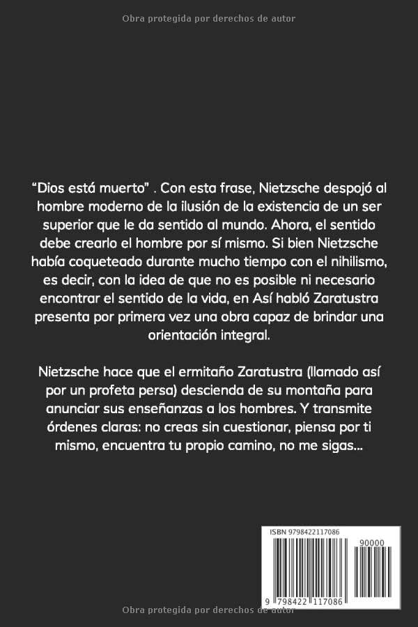 Así habló Zaratustra: Un libro para todos y para nadie (Spanish Edition) by Friedrich Nietzsche