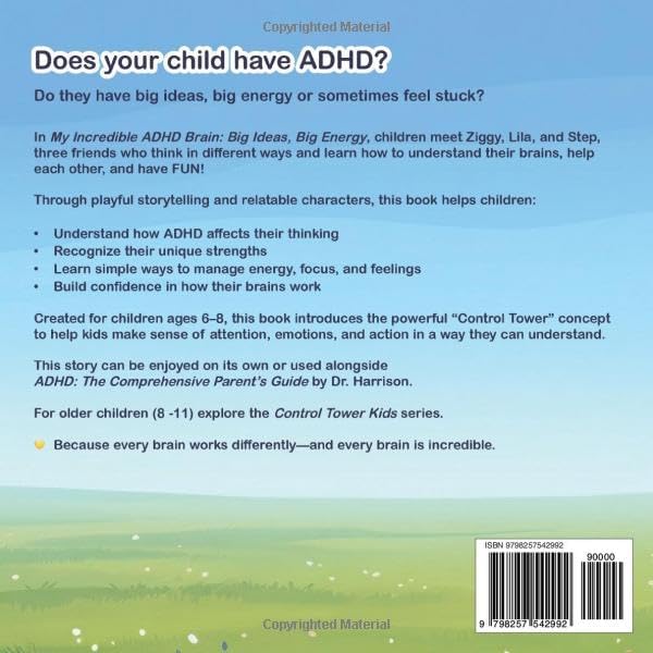 My Incredible ADHD Brain: Big Ideas, Big Energy by Kimberly B. Harrison Ph.D.