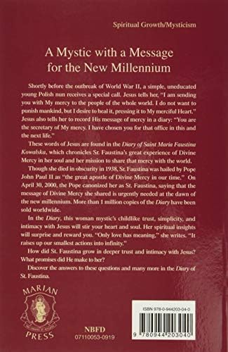 Divine Mercy In My Soul-Diary of Sister M. Faustina Kowalska by Saint Faustina