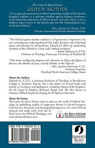 Queen Mother: A Biblical Theology of Mary's Queenship (Letter & Spirit Project) by Edward Sri