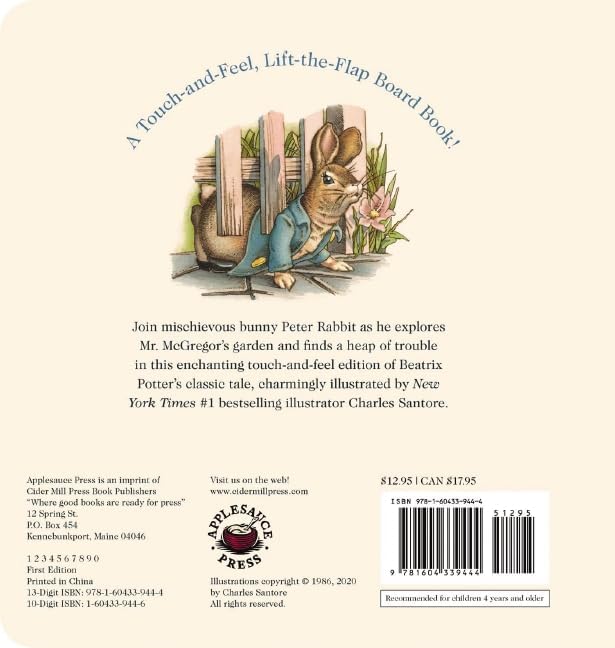 The Classic Tale of Peter Rabbit Touch and Feel Board Book: A Touch and Feel Lift the Flap Board Book by Beatrix Potter