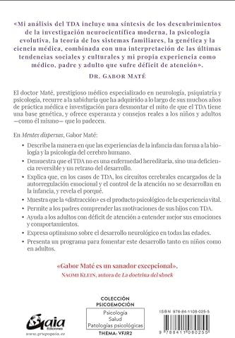 Mentes dispersas: Los orígenes y la curación del Trastorno por Déficit de Atención (TDA) (Spanish Edition) by Gabor Maté