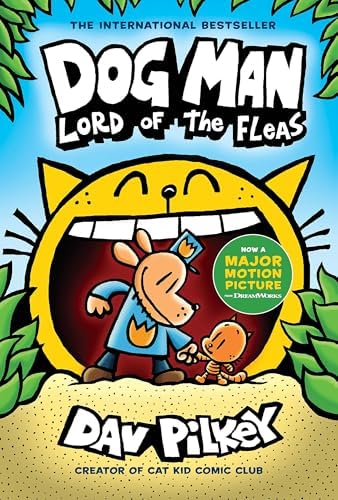 Dog Man: Lord of the Fleas: A Graphic Novel (Dog Man #5): From the Creator of Captain Underpants (5) by Dav Pilkey