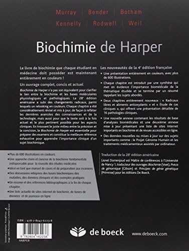 Biochimie de Harper (Biologie) by David A Bender