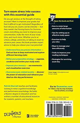 Passing Exams For Dummies by Patrick Sherratt
