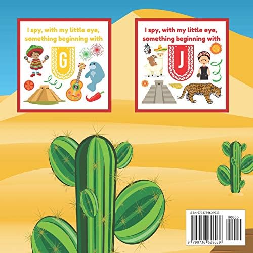 I Spy Mexico Activity Book for Kids Ages 2-5: Perfect Book for Toddlers to learn about Mexico I Spy Book Fun Interactive Guessing Game for Kids Ages ... Toddlers Kindergarteners and Young Children) by My Little Eye Press