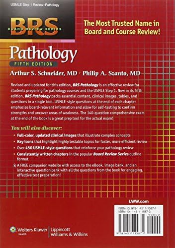 BRS Pathology (Board Review Series) by Arthur S. Schneider MD
