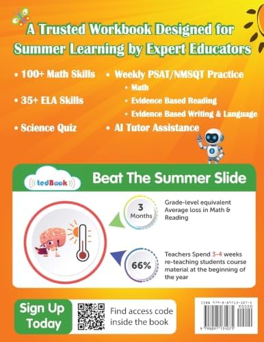 Lumos Summer HeadStart Workbook, 9th to 10th Grade: A Complete Summer Bridge Workbook with Daily Activities to Prevent Learning Loss for Students Starting 10th Grade by Lumos Learning