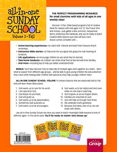 All-in-One Sunday School for Ages 4-12 (Volume 1): When you have kids of all ages in one classroom (Volume 1) by Lois Keffer