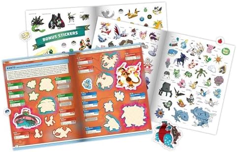 Pokémon Epic Sticker Collection 3rd Edition: From Kanto to Paldea: Over 1,400 Stickers! by Pikachu Press